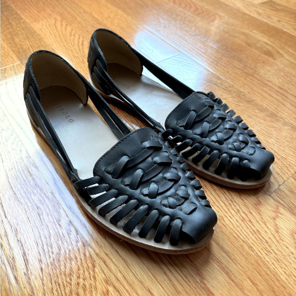 Women's Huarache Sandal in Black